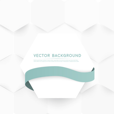 Vector color ribbons isolated on white backgroundのイラスト素材