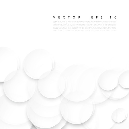 Vector Paper circle banner.のイラスト素材