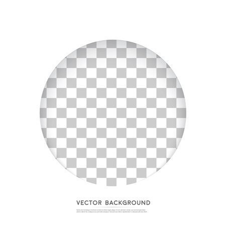 Vector Paper circle banner.のイラスト素材