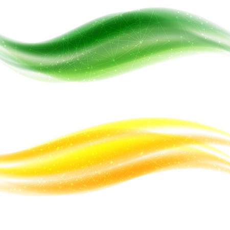 Vector abstract background design wavy.のイラスト素材