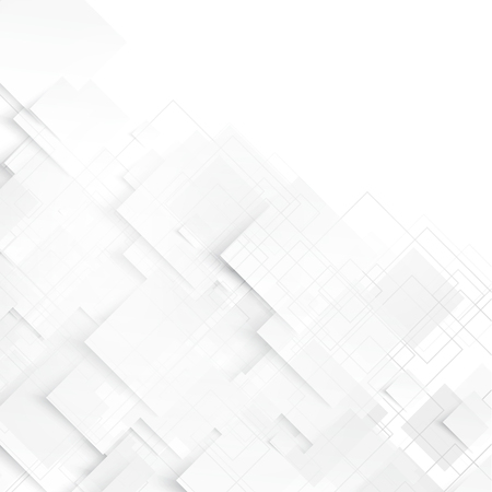 Vector white squares. Abstract background. Gray blankのイラスト素材