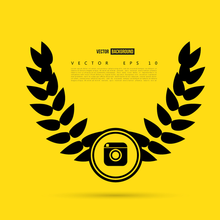 Line camera photo  . Vector line illustrationのイラスト素材