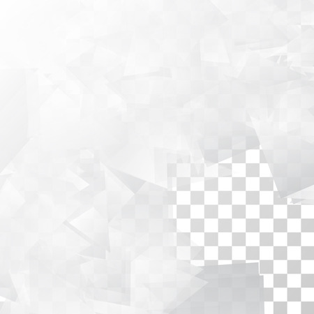 Vector Abstract geometric shape from gray triangle. White trianglesのイラスト素材