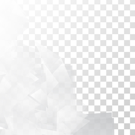 Vector Abstract geometric shape from gray triangle. White trianglesのイラスト素材