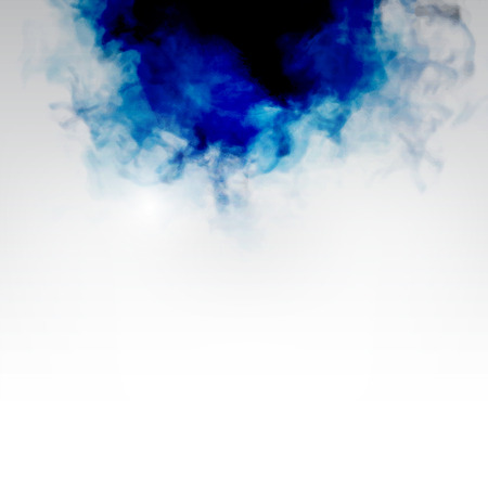 Vector blue cloud. Floral Background with Smoke, Watercolor Texture.のイラスト素材