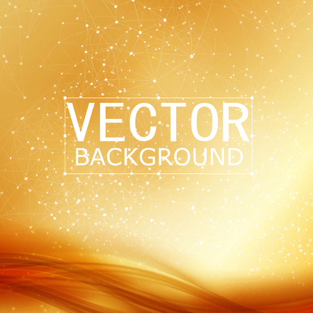Vector Beautiful Gold Satin. Template brochure designのイラスト素材