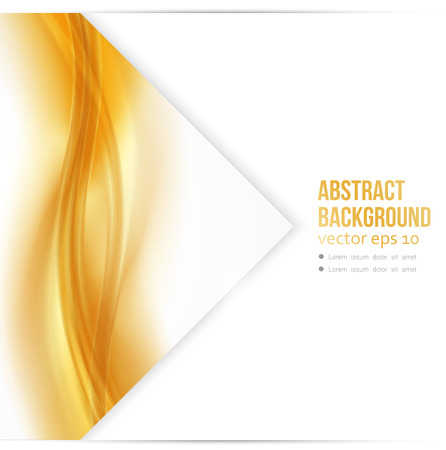 Vector Beautiful Gold Satin. Template brochure designのイラスト素材