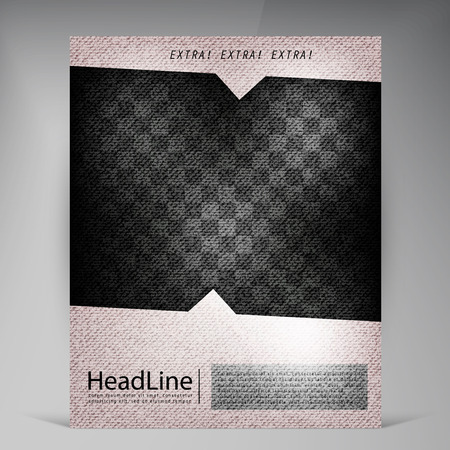 Abstract vector modern flyers brochure. Business brochure flyer design layout template in A4のイラスト素材