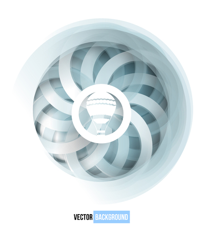 swirl blue and white card.の写真素材