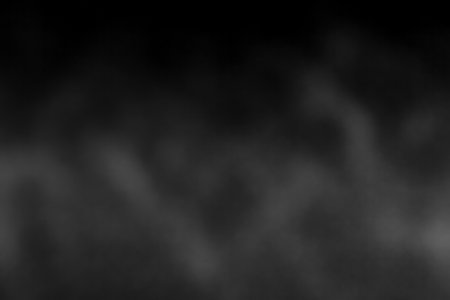 Sprayed water. Small droplets of water in the air. Lots of water drops, isolated on black background.の写真素材