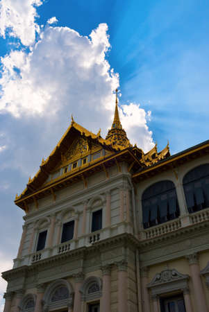 The Grand Palace The Emerald Buddha temple Bangkok, Thailandのeditorial素材