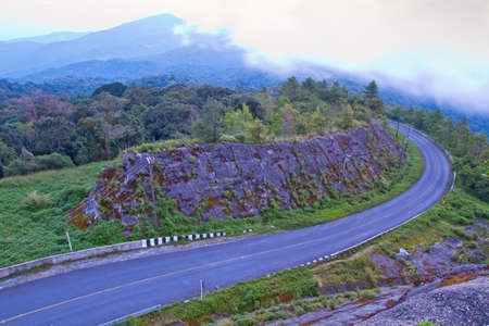 Mountain Roadの写真素材