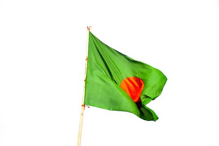 National Flag of Bangladeshの写真素材