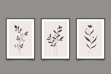 Modern poster minimal
Floral composition for wall decorationのイラスト素材