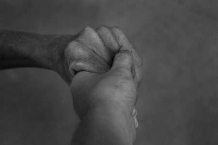 Helping handの写真素材