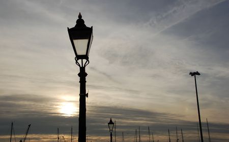 Harbor Lightsの写真素材