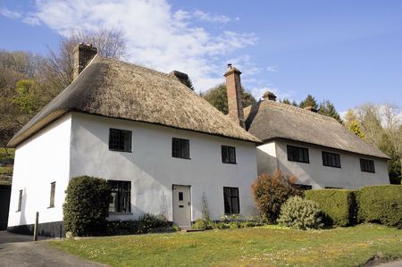 Thatched Cottagesの写真素材