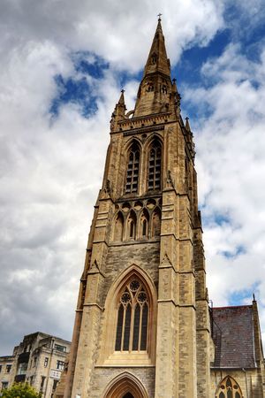 St Peters Church in central Bournemouthの写真素材