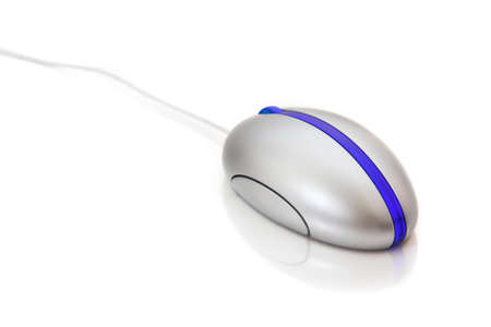 Blue Optical mouseの写真素材