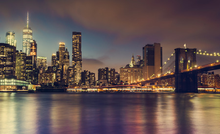 New York City view from Brooklyn