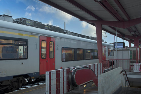 Brussels, Brussels Capital District - Belgium - 12.24.2020. Classification of two types of wagons in...