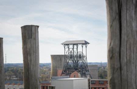 Beringen. Limburg - Belgium 11-04-2022. The old coal mines in Beringen and the area around