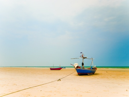 boat in the seaの写真素材