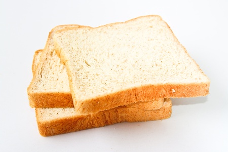 Toast Bread isolated on white