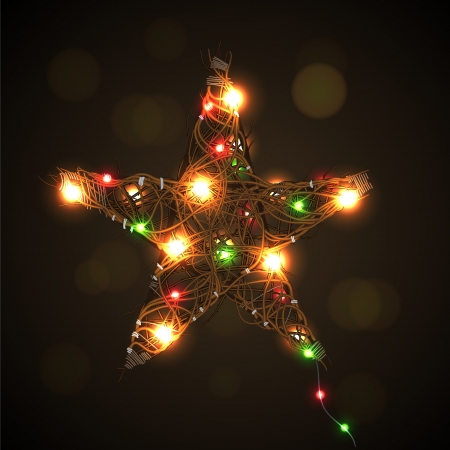 Christmas star background, eps10 vector imageのイラスト素材