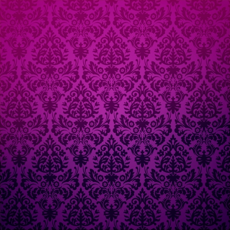 Damask vintage floral background pattern のイラスト素材