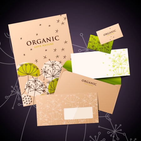 Template of corporate identity styleのイラスト素材