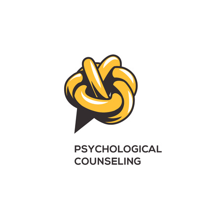 Counseling psychology,  concept for design, illustrationのイラスト素材