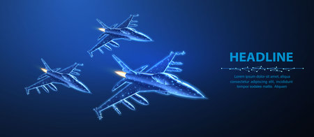 Fighter jet. Military aircraft, Aerospace innovation, AI in Air defense