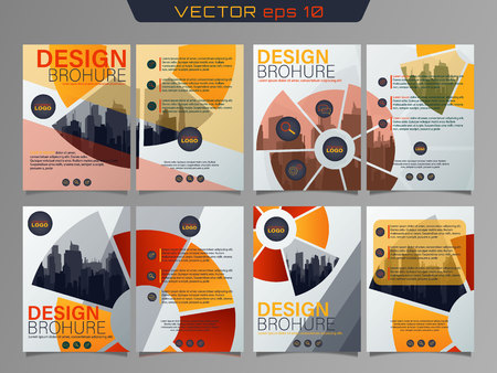 Poster flyer pamphlet brochure cover design.Can be used for presentation, flyer and leaflet, brochure, corporate report, marketing, advertising, annual report, banne.City skyline. Cover book.のイラスト素材