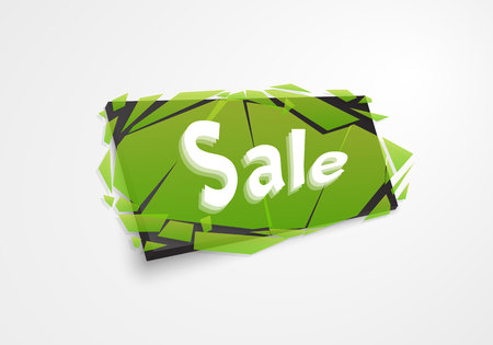 Sale banner template design, Big sale special offer.Banner with explosion effect. Off discount stickerのイラスト素材