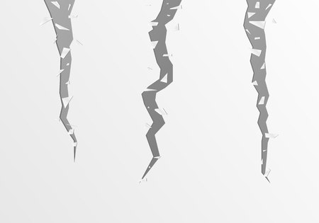 Crystal frozen structure. Cold crystals frame. Beautiful geometric design for business presentations.Geometric banners.のイラスト素材