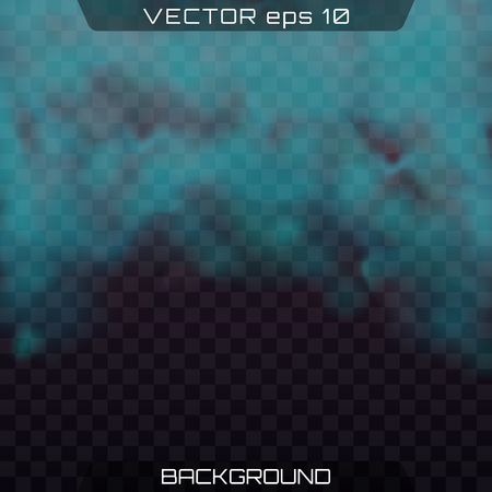 Bright vector cloudiness, mist or smog background. Realistic colorful smoke effect for decoration. Isolated transparent special effect.のイラスト素材