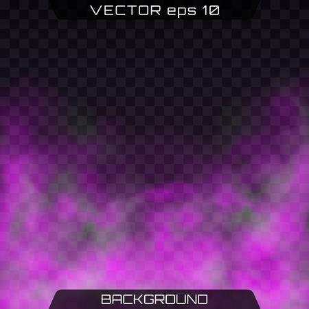 Bright vector cloudiness, mist or smog background. Realistic colorful smoke effect for decoration. Isolated transparent special effect.のイラスト素材
