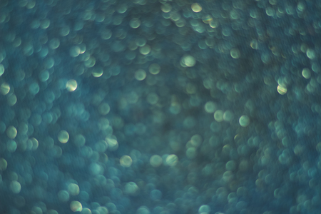 Bokeh new year  christmas winter abstraction blue color round spots