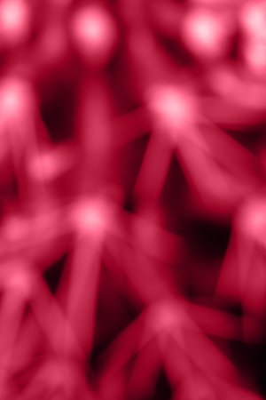 Trendy color of the year 2023. Abstract blurred background toned viva magenta color.の写真素材