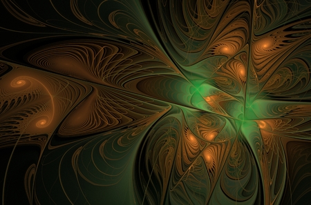 The picture shows an abstract fractal imageの写真素材