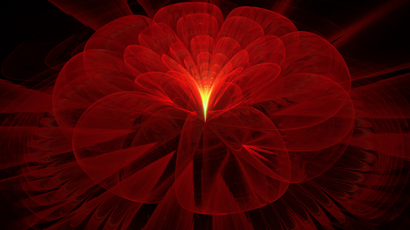 abstract fractal background a computer-generated 2D illustrationの写真素材