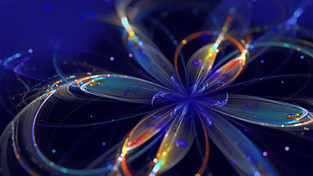 abstract fractal background a computer-generated 2D illustrationの写真素材