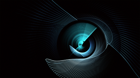 abstract fractal background a computer-generated 2D illustrationの写真素材