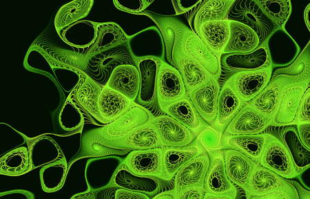 abstract fractal background a computer-generated 2D illustrationの写真素材