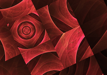 abstract fractal background a computer-generated illustration, textureの写真素材