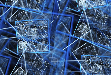 Abstract color dynamic background with lighting effect. Futuristic bright painting texture for creativity graphic design. Pattern for wallpaper, poster, cover booklet, flyer, banner. Fractal artの写真素材