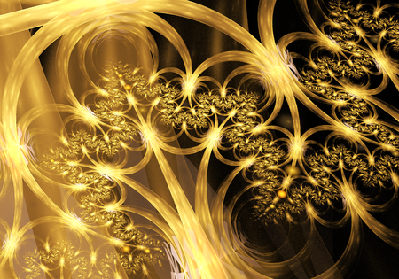 Abstract color dynamic background with lighting effect. Futuristic bright painting texture for creativity graphic design. Pattern for wallpaper, poster, cover booklet, flyer, banner. Fractal artの写真素材