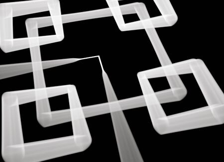 abstract fractal background a computer-generated illustration, textureの写真素材