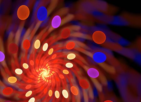 Abstract color dynamic background with lighting effect. Futuristic bright painting texture for...